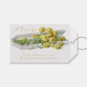 Étiquettes-cadeau Fleur Antique Valentine