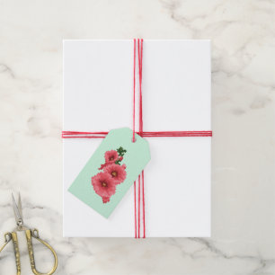 Étiquettes-cadeau Fleur de Rose Trémère Pixelisée