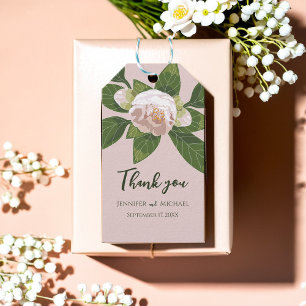 Étiquettes-cadeau Fleur Luxuriante et Élégance de la Végétation
