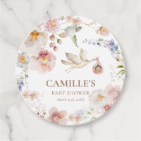 Fleur sauvage Baby shower Boho Merci