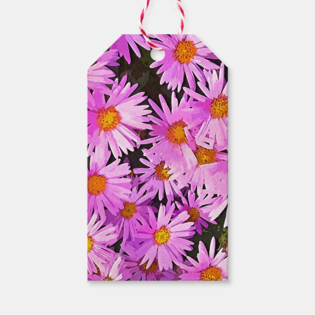 ÉTIQUETTES-CADEAU FLEURS (Devant)