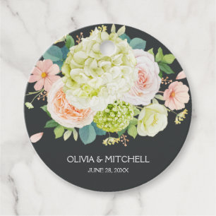 Étiquettes Cadeau Fleurs aquarelles printanières