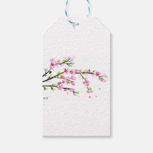 Étiquettes-cadeau Fleurs de cerisiers
