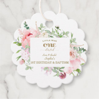 Étiquettes Cadeau Fleurs de printemps fleurissent premier anniversai