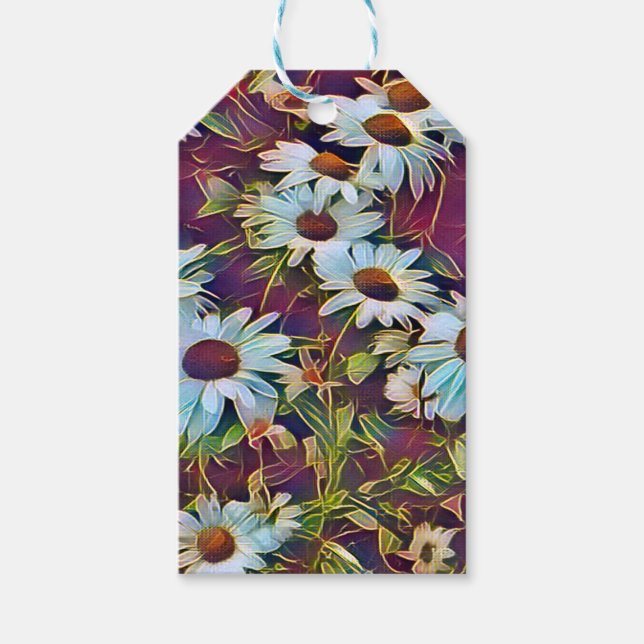 ÉTIQUETTES-CADEAU FLEURS DU JOUR (Devant)