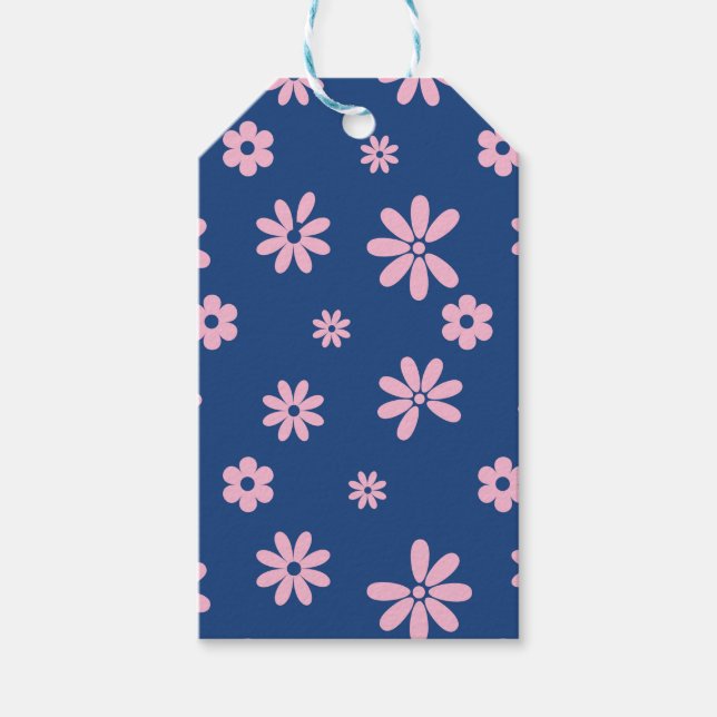 Étiquettes-cadeau Fleurs et pétales 13 (Devant)