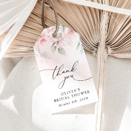 Étiquettes-cadeau Fleurs Rouges, Fleurs Roses, Boho, Fête des mariée