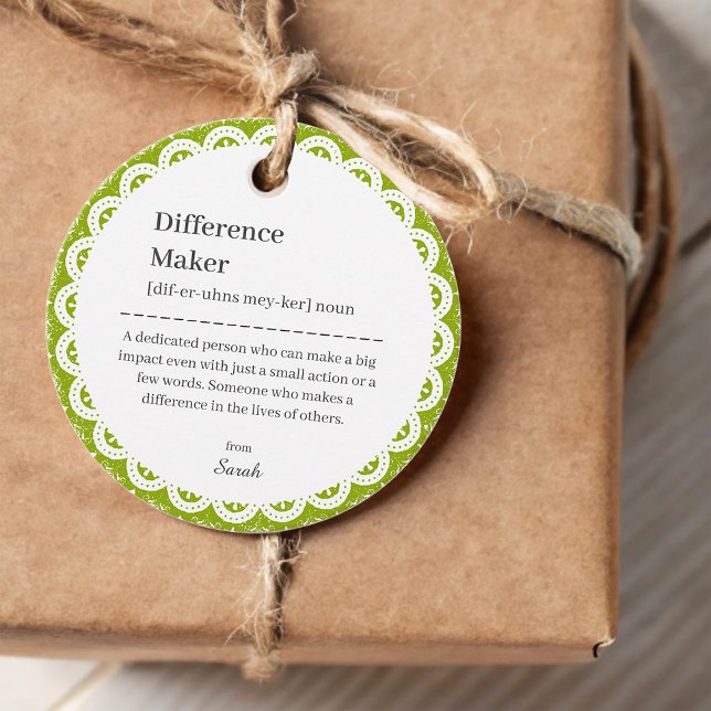 Étiquettes Cadeau Floral dentelle enseignant mentor Appréciation Mer (Floral Lace Teacher Mentor Appreciation Thank You Favor Tags)