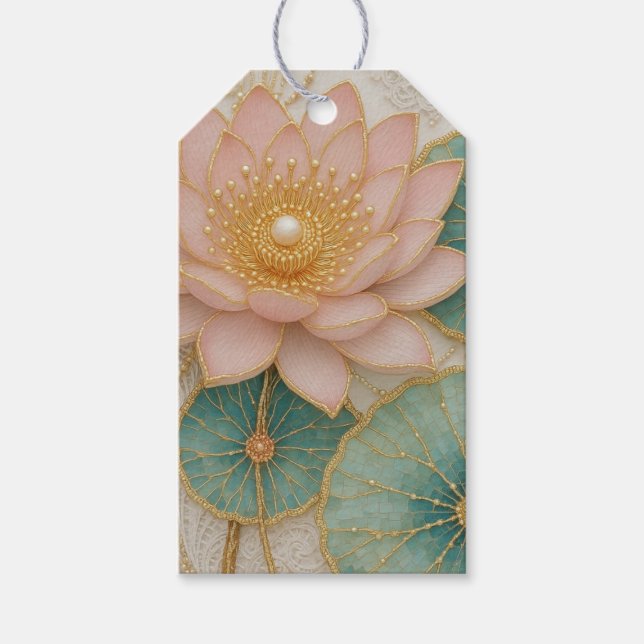 Étiquettes-cadeau Floral Elegance Tag (Devant)