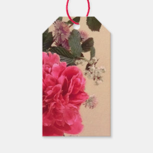 Étiquettes-cadeau Floral élégant