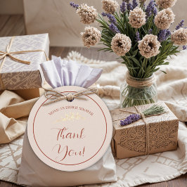 Étiquettes Cadeau Floral intemporel Rustique, Fête des mariées