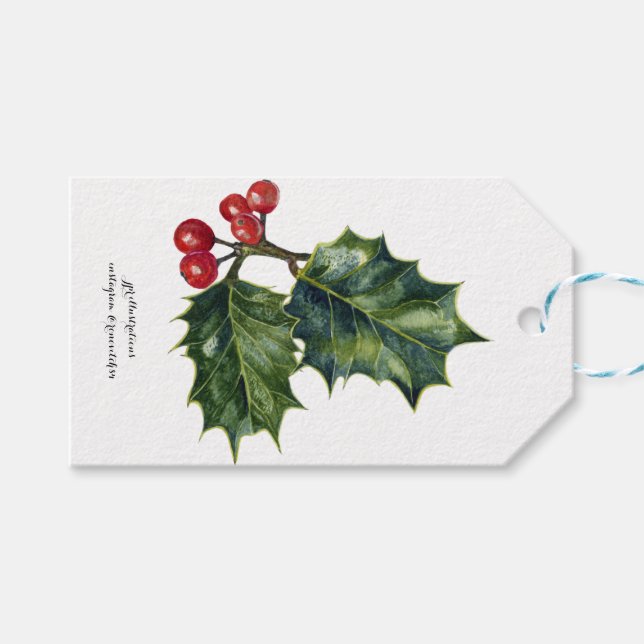 Étiquettes-cadeau Food and Beverage Label Set (Devant (Horizontal))