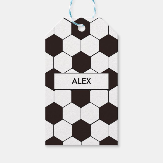 Étiquettes-cadeau Football Enfants Soccer Anniversaire motif Footbal (Devant)