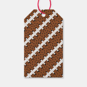 Étiquettes-cadeau Football Pigskin Laces Sports Team Coach Player