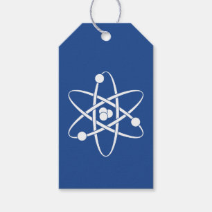 Étiquettes-cadeau Forces Attrayantes dans l'étiquette de cadeau bleu