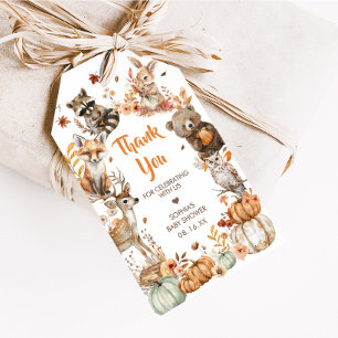 Étiquettes-cadeau Forest Woodland Animaux Anniversaire Fête Favorise