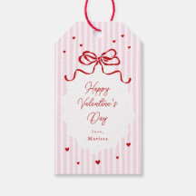Foucoeur Rose Rouge Nœud Cœurs Saint-Valentin