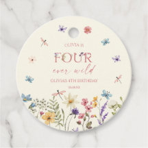 Four Ever Wild Wildflower 4th Birthday Party