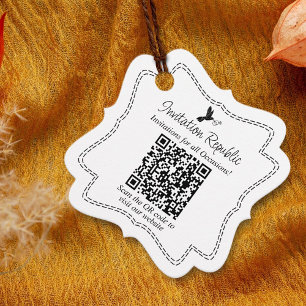 Étiquettes Cadeau Fournitures de petite entreprise personnalisées Em