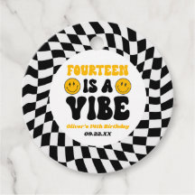 Fourteen Is A Vibe Retro 14th Birthday Party