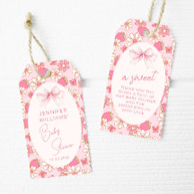 Fraise rose Sweet Baby Girl Douche Merci