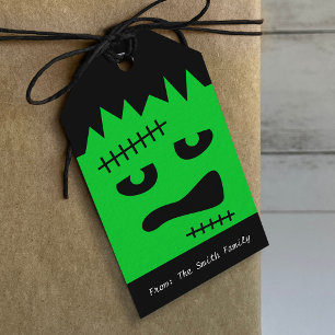 Étiquettes-cadeau Frankenstein Halloween Tags cadeaux