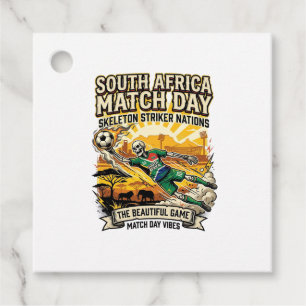Étiquettes Cadeau Frappeur de squelette de jour de match d'Afrique d