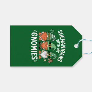 Étiquettes-cadeau Fredonnements Avec Mes Gnomes St Patrick's Day Irl