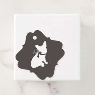 Étiquettes Cadeau French Bulldog Theme Party - Baby shower neutre