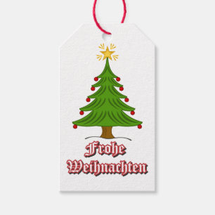 Étiquettes-cadeau Frohe Weihnachten