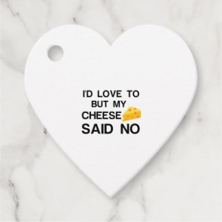 ÉTIQUETTES CADEAU FROMAGE DIT NON