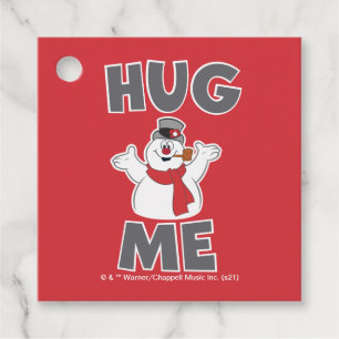 Étiquettes Cadeau Frosty the Snowman™ Me serrer dans mes bras