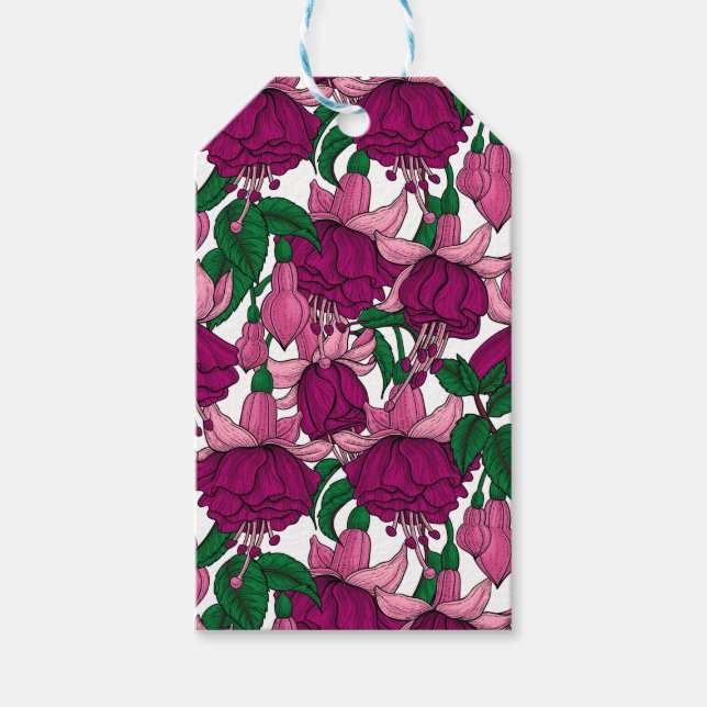 Étiquettes-cadeau Fuchsia (Devant)