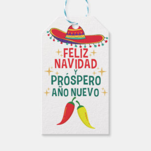 Étiquettes-cadeau Funny feliz navidad