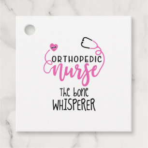Étiquettes Cadeau Funny Orthopedic Nurse cite murmurer -