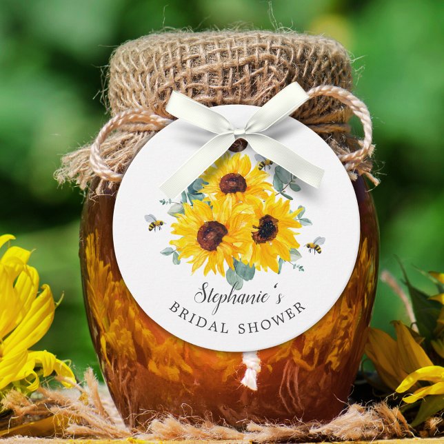 Étiquettes Cadeau Futur Mariée Abeille à Miel Nid d'Abeille Tourneso (Créateur téléchargé)