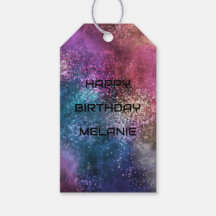 Galaxie spatiale Joyeux Anniversaire