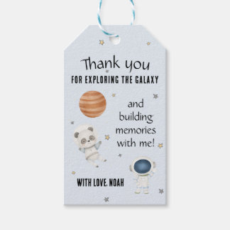 Étiquettes-cadeau Galaxy-Themed Thank You Tag – Space Party Favor La
