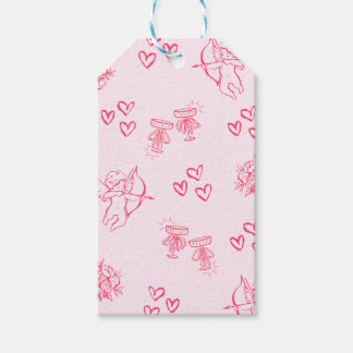 Étiquettes-cadeau Galentine’s Day Valentine Girly Party