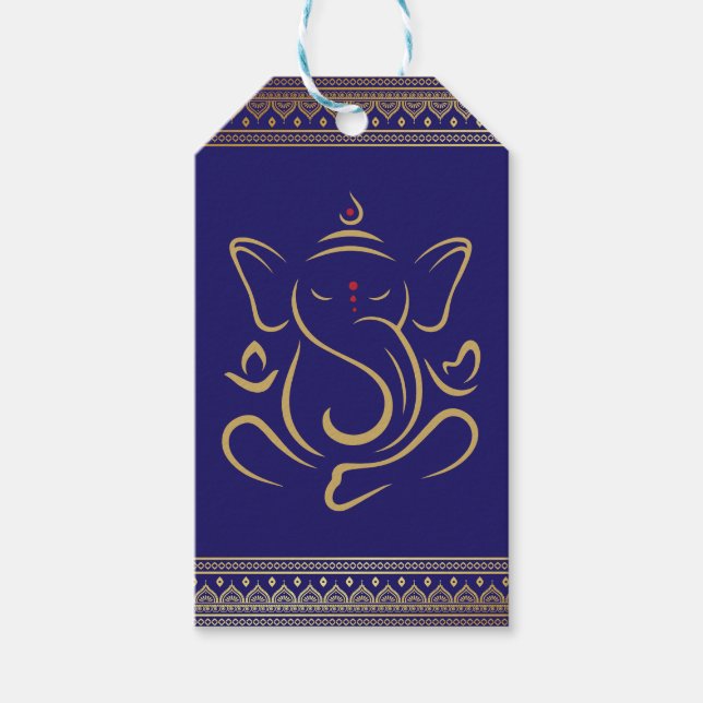 Étiquettes-cadeau Ganesh (Devant)