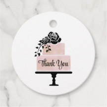 Gâteau Silhouette Fleurs Pastel