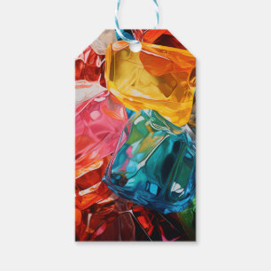 Étiquettes-cadeau Gemmes de cellulophane