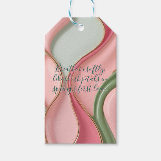Étiquettes-cadeau Gift tag in stylish abstract graphic
