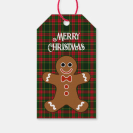 Étiquettes-cadeau Gingerbread Man Joyeux Noël Tags cadeaux