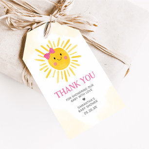 Étiquettes-cadeau Girl A Little Ray of Sunshine Favoriser les étique