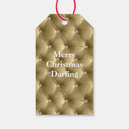 Étiquettes-cadeau Glam doux doux chaud Faux Velvet