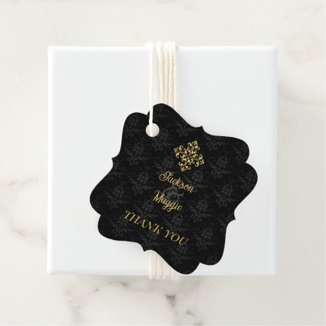 Étiquettes Cadeau Glam du soir (En situation)