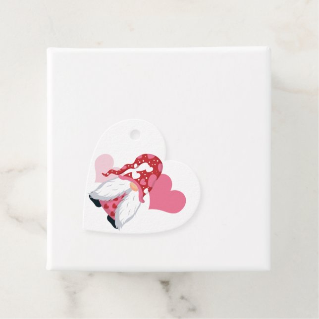 Étiquettes Cadeau Gnome Love (En situation)