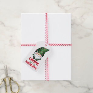 Étiquettes-cadeau Gnome Pour Les Vacances Drôle & Adorable Noël