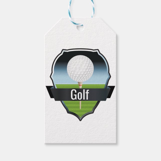 Étiquettes-cadeau Golf (Devant)